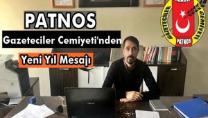 Patnos Gazeteciler Cemiyeti'nden yeni yıl mesajı