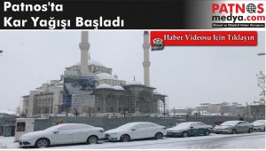Patnos'ta Kar Yağışı Başladı