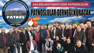Ege'de Patnoslular Derneği Kuruluyor