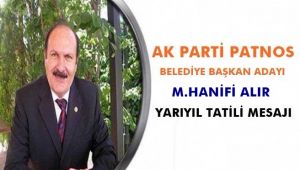 M.Hanifi Alır'ın Yarıyıl Mesajı