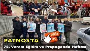 Patnos'ta 72. Verem Eğitim ve Propaganda Haftası