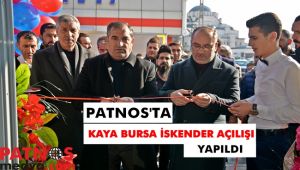 Patnos'ta Kaya Bursa İskender Açılışı Yapıldı