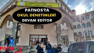 Patnos'ta Okul Denetimleri Devam Ediyor
