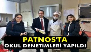 Patnos'ta Okul Denetimleri Yapıldı