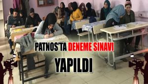 Patnos'ta Ücretsiz Deneme Sınavı