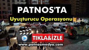 Sondakika : Patnos'ta Uyuşturucu Operasyonu