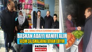 AK Parti'nin Patnos Adayı M.Hanifi Alır, Esnaf Ziyaretlerinde Bulundu
