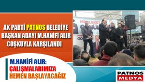 Mehmet Hanifi Alır Coşkuyla Karşılandı.