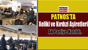 Patnos'ta Xeliki ve Kırdızi Aşiretleri Ak Partiye Katıldı.