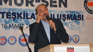 Memur-Sen Genel Başkan yardımcısı Günay Kaya, Patnos'ta