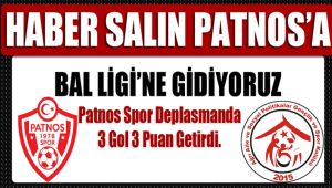 Patnos Spor Deplasmanda 3 Gol 3 Puan Getirdi.