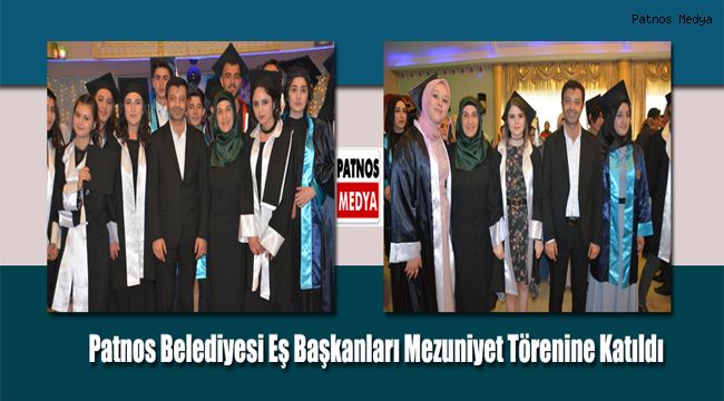 Patnos Belediyesi Eş Başkanları Mezuniyet Törenine Katıldı