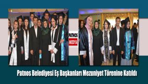 Patnos Belediyesi Eş Başkanları Mezuniyet Törenine Katıldı