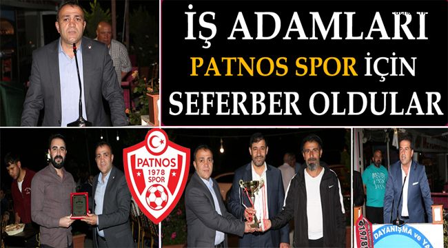 İş Adamları Patnos Spor için seferber oldular.