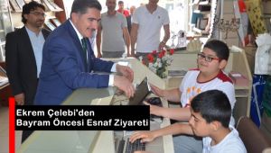 Ekrem Çelebi Bayram Öncesi Patnos'ta Esnafları Ziyaret Etti.