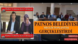 Patnos Belediyesi Haziran ayı 2019 Meclis toplantısı