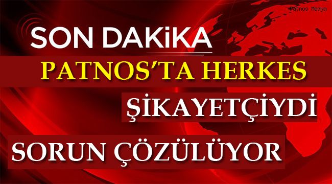 Patnos'ta Herkes Şikayetçi