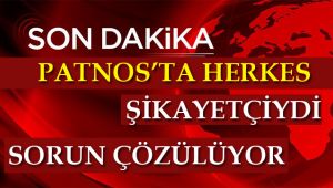 Patnos'ta Herkes Şikayetçi