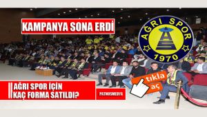 Kampanya Sona Erdi! Ağrı Spor İçin Kaç Forma Satıldı?