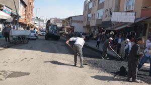 Patnos Belediye Başkanı asfalt çalışmalarını yerinde inceledi