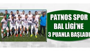 Patnos Spor Lige Galibiyetle Başladı.
