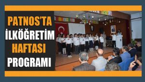 Patnos'ta İlköğretim Haftası Programı