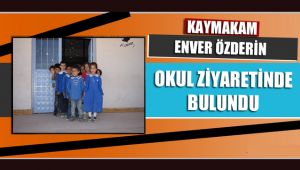 Patnos Kaymakamı, Okul Ziyaretinde Bulundu