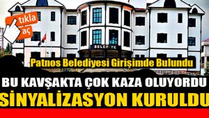 PATNOS'TA SİNYALİZASYON KURULDU