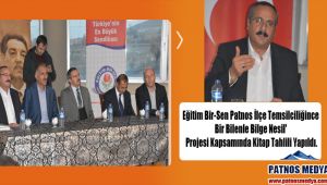 Eğitim Bir-Sen Patnos İlçe Temsilciliğince Bir Bilenle Bilge Nesil' Projesi Kapsamında Kitap Tahlili Yapıldı