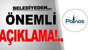 Patnos Belediyesi'nden Önemli Açıklama