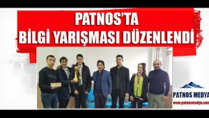Patnos'ta Bilgi Yarışması Düzenlendi.