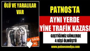 Patnos'ta Yine Aynı Yerde Trafik Kazası