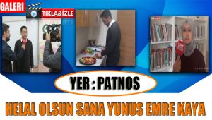 Yer : Patnos Helal Olsun Sana Yunus Emre Kaya