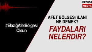 Elazığ Deprem Bölgesi İlan Edilecekmi?
