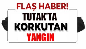 Tutak Öğretmen Evinde Yangın Paniği