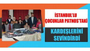 İstanbul'lu çocuklar Patnos'taki kardeşlerini sevindirdi