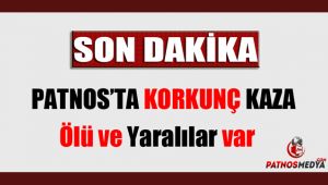 Patnos'ta trafik kazası ölü ve yaralılar var