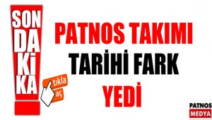 Patnos takımı tarihi fark yedi