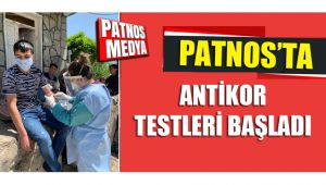 Patnos'ta Antikor Testleri Başladı