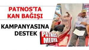 Patnos'ta Kan Bağışı Kampanyasına Destek