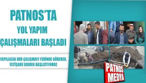 Patnos'ta Yol Yapım Çalışmaları Başladı