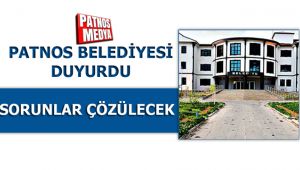 Patnos Belediyesi Duyurdu !