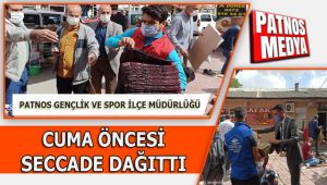 Patnos Gençlik ve Spor İlçe Müdürlüğü seccade dağıttı