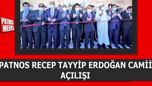 Patnos Recep Tayyip Erdoğan Camii Açılışı