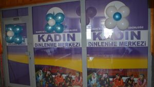 Patnos Belediyesi Kadın Dinleme Evi hizmete açıldı.