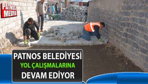 Patnos'ta Kilit Parke Taşı Çalışmaları Devam Ediyor