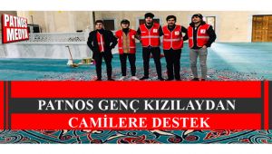 Patnos Genç Kızılay'dan Camilere Destek