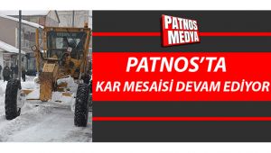 Patnos'ta kar yığınları kamyonlarla şehir dışına taşınıyor
