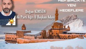 Ak Parti Ağrı İl Başkan Adayı Doğan Kimsun