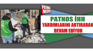 Patnos İHH, yardımlarını artırarak devam ediyor